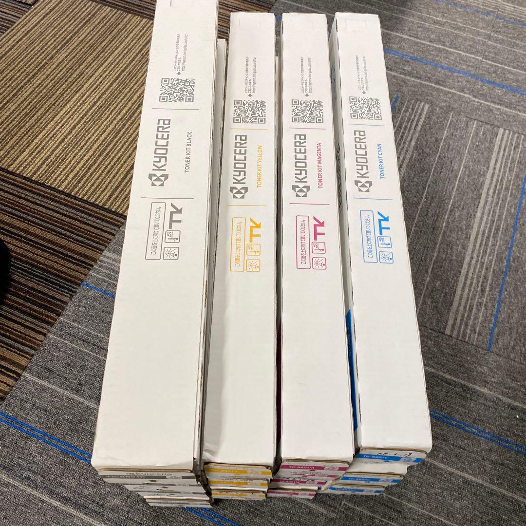最終値下げ★純正未開封4色セット★京セラTK-8801 トナー書き込み有
