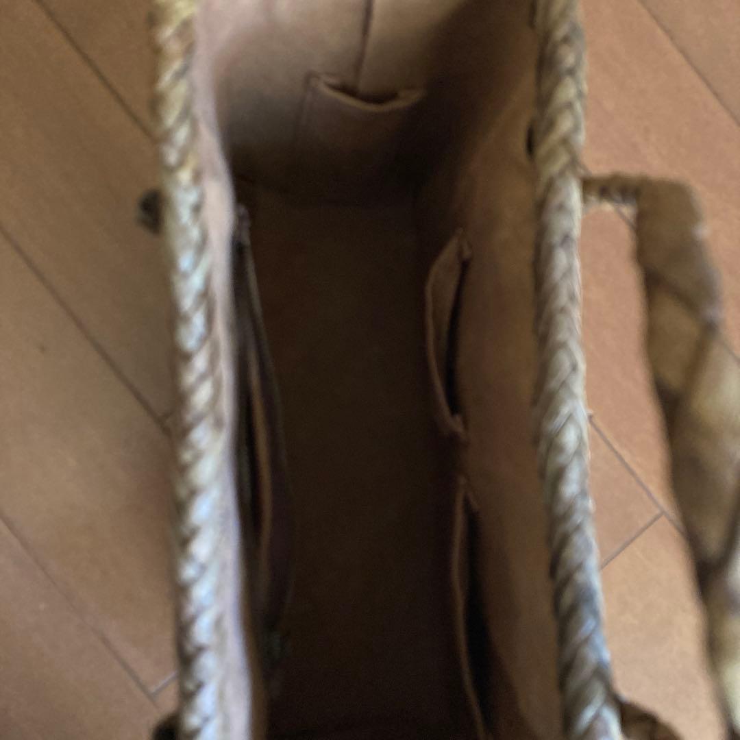 胡桃（くるみ）かご／弘前のみかみ工芸店で購入の中古品（難あり）