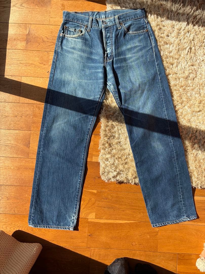 Levi’s 501 USA製 90s 赤タブe W30 L32 色落ち良好
