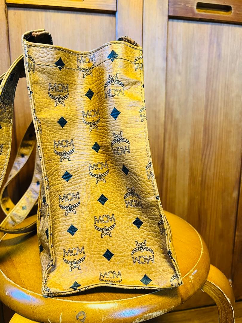 MCM トートバッグ ヴィセトス柄 ヴィンテージ 正規品 使用感あり