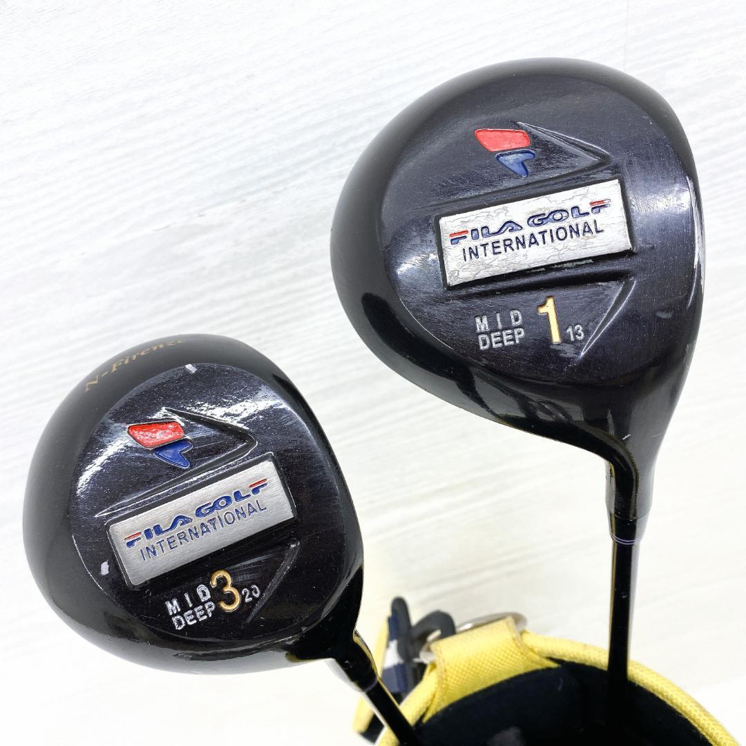 【格安‼】 FILA フィラ レディース ゴルフクラブ 初心者 セット 7本 L