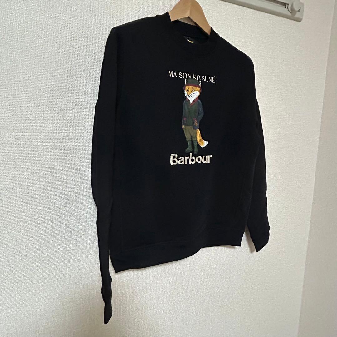 メゾンキツネ×バブアー コラボ スウェット パーカー ✨オンライン完売商品✨