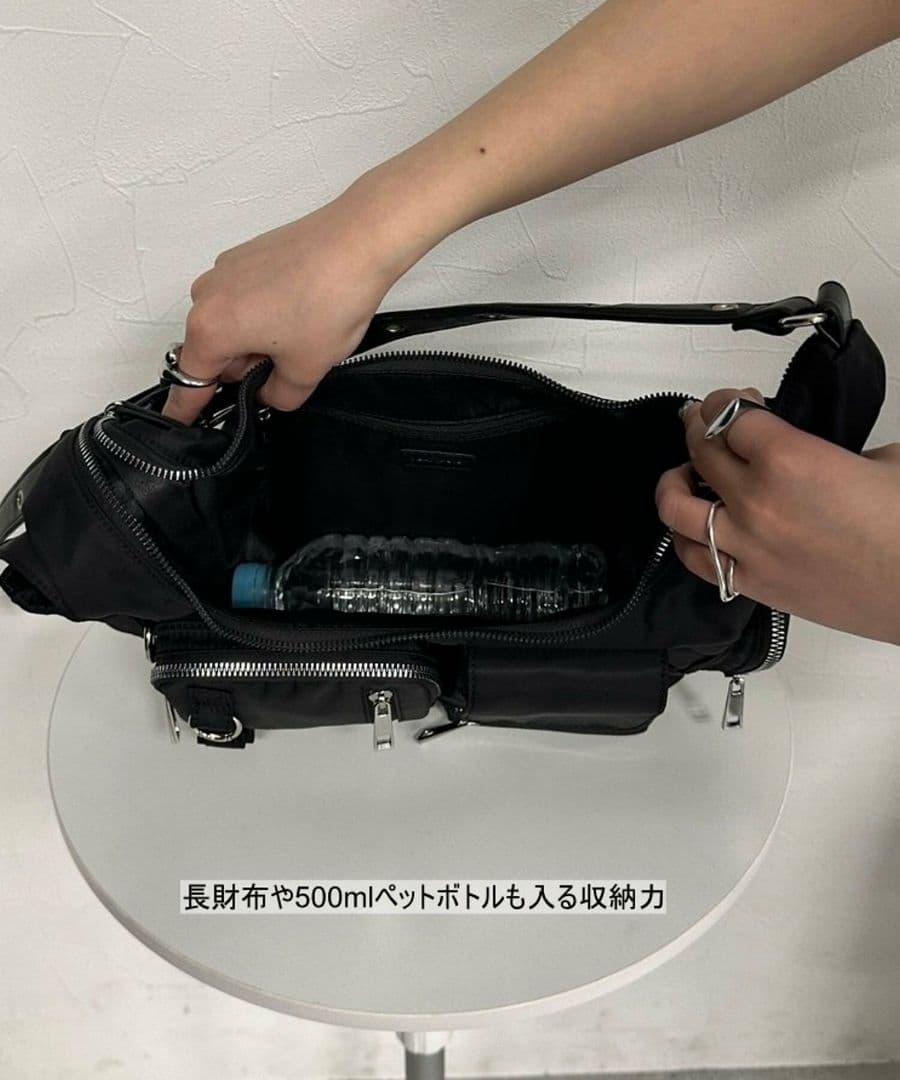 【ochame】美品JEANASISマルチポケットワンショルダーBAG