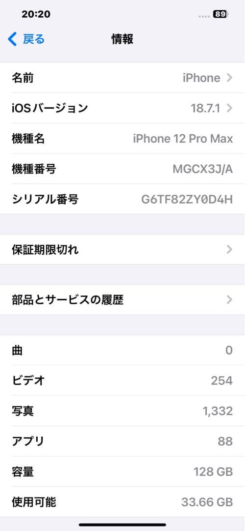 iPhone12 Pro Max 128GB パシフィックブルー
