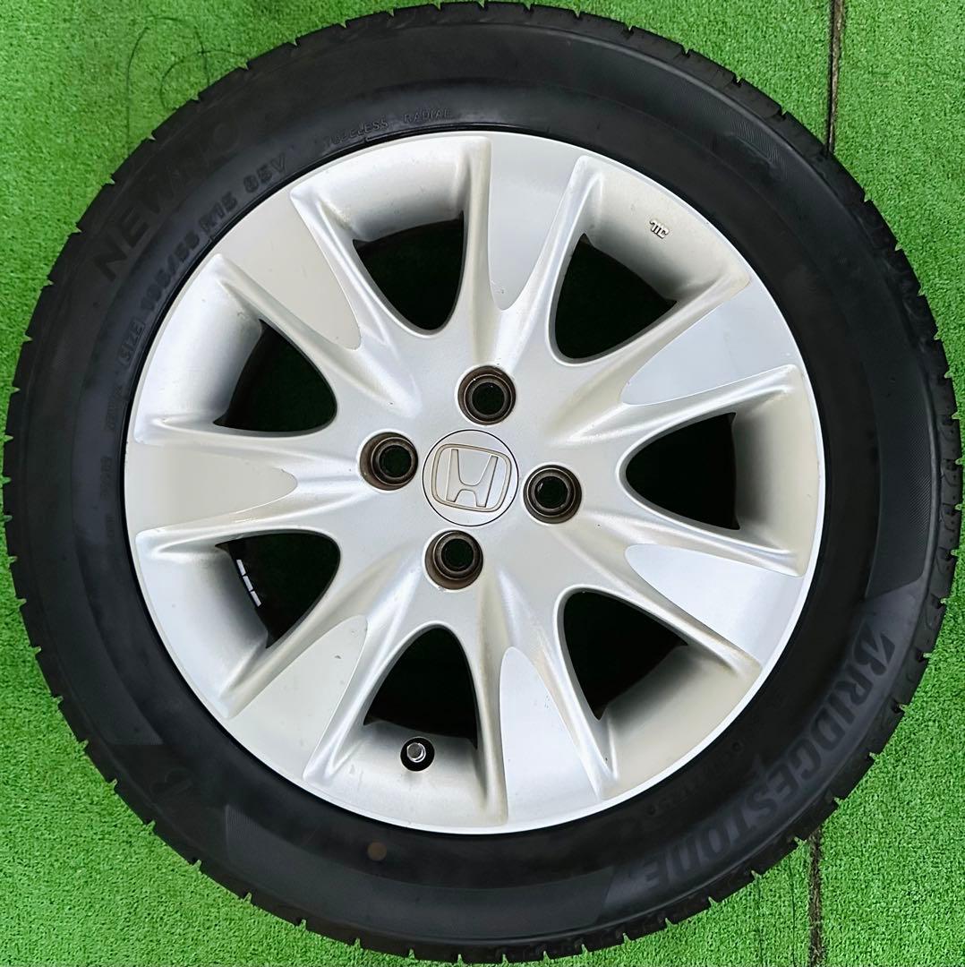 ホンダ アルミタイヤ 4本 2025年 NEWNO 195/55R15