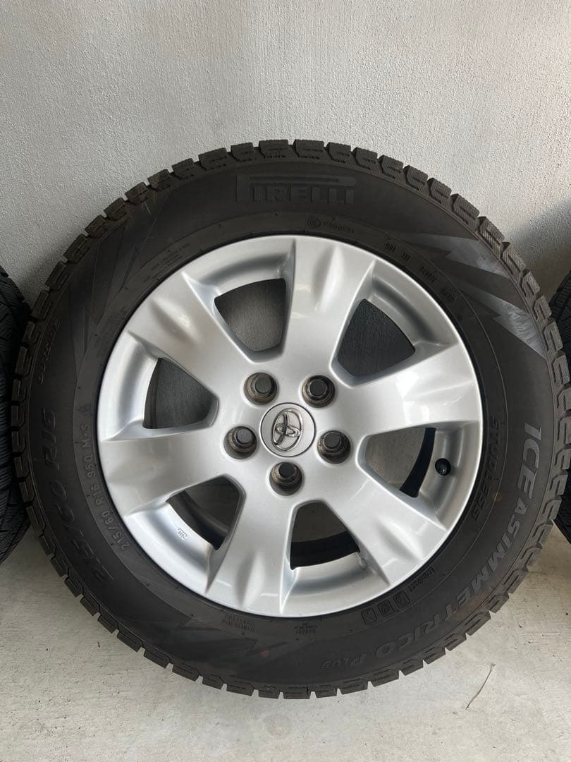 トヨタ　マークXジオ　純正ホイール　215/60R16 スタッドレス