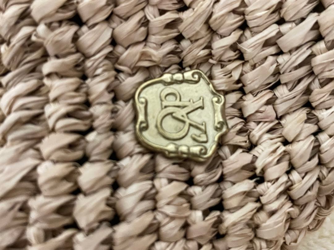 【新品未使用】VIOLAd'ORO（ヴィオラドーロ） ラフィアトートバッグ