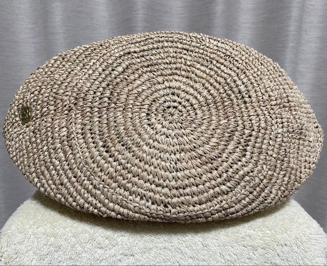 【新品未使用】VIOLAd'ORO（ヴィオラドーロ） ラフィアトートバッグ