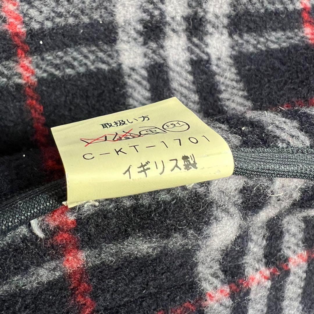 バーバリー　スペシャリティダッフル　コート　ネイビー　ノバチェック XL相当