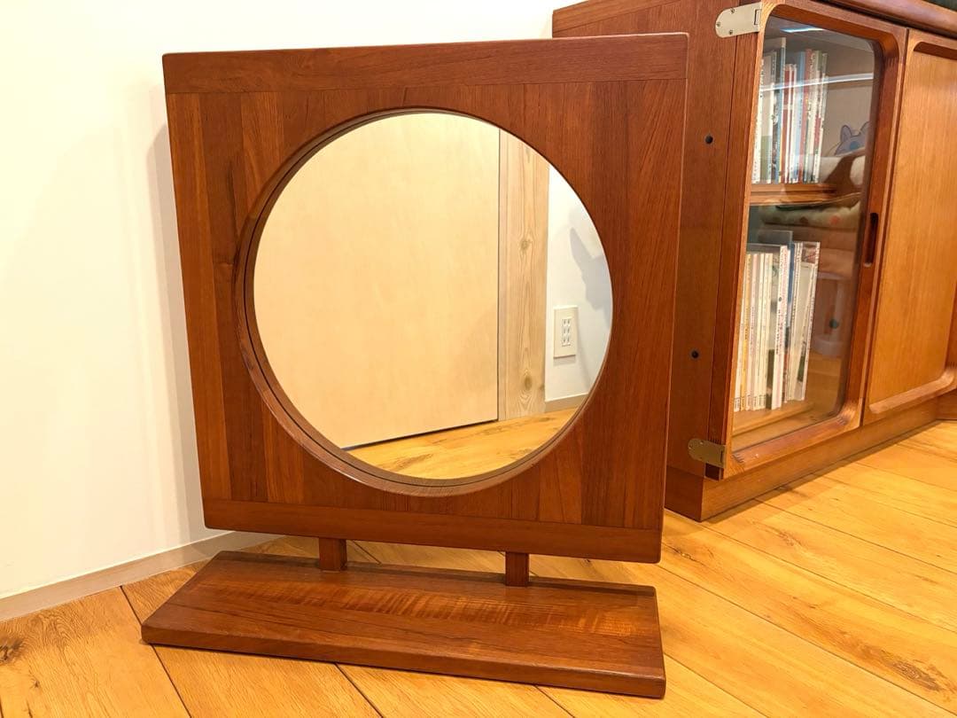 pedersen & hansen チークミラー　デンマーク　ヴィンテージ