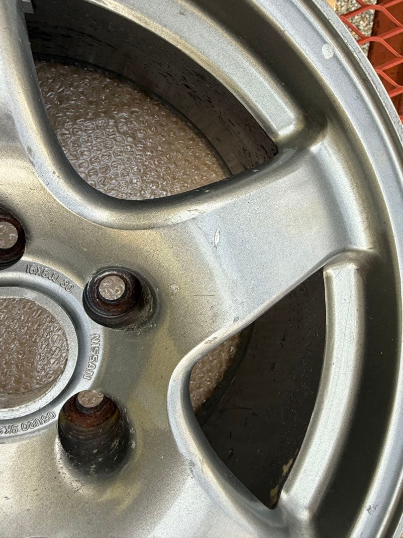 R32 スカイライン GT-R 16インチ ホイール 2本 ③