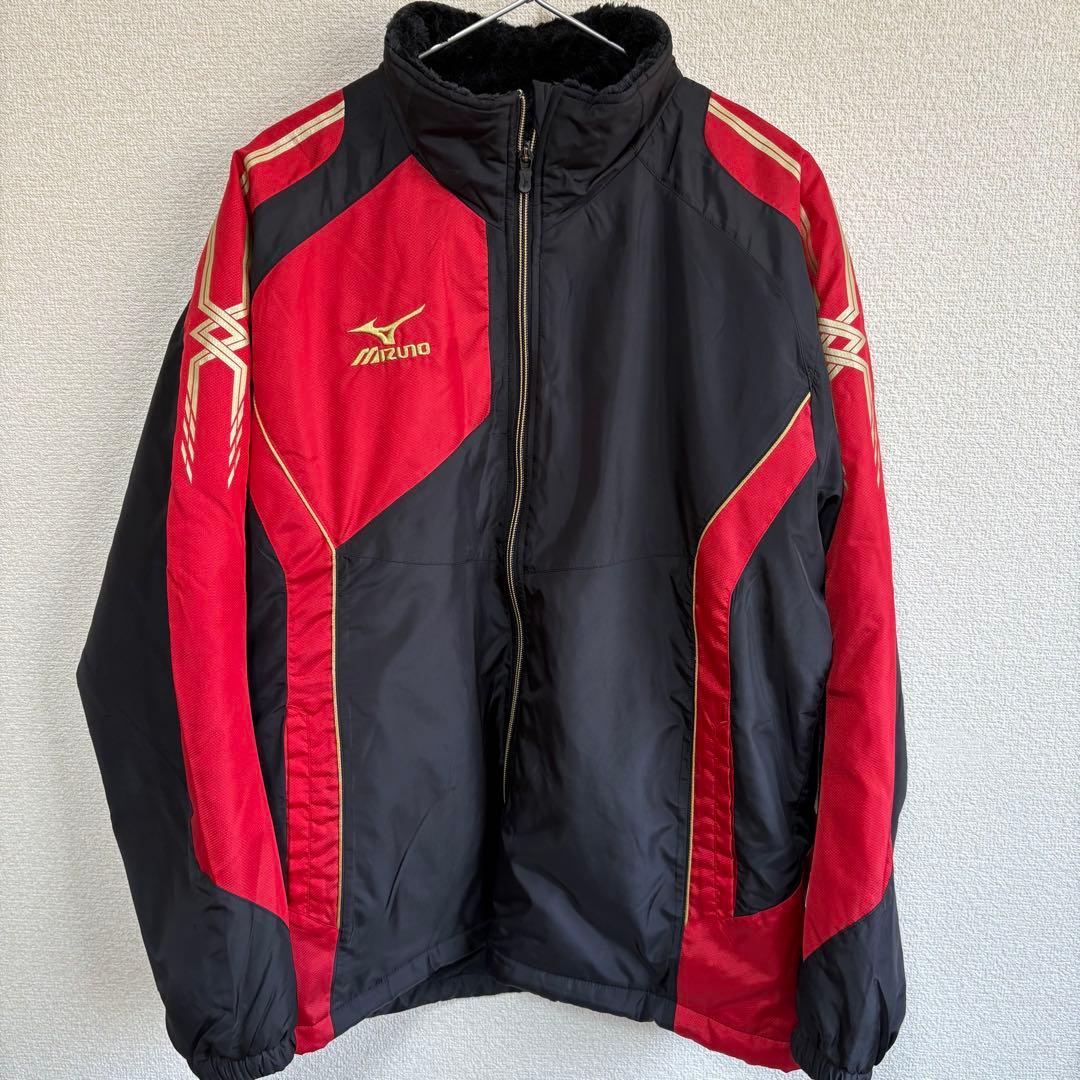 【美品】ミズノ ブレスサーモ 中綿 ウィンドブレーカー セットアップL