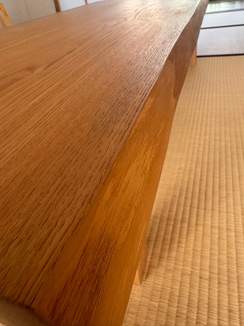 20万無垢材 モダン和室タモ材　フルオーダー　座卓※2月末奈良引き取り希望