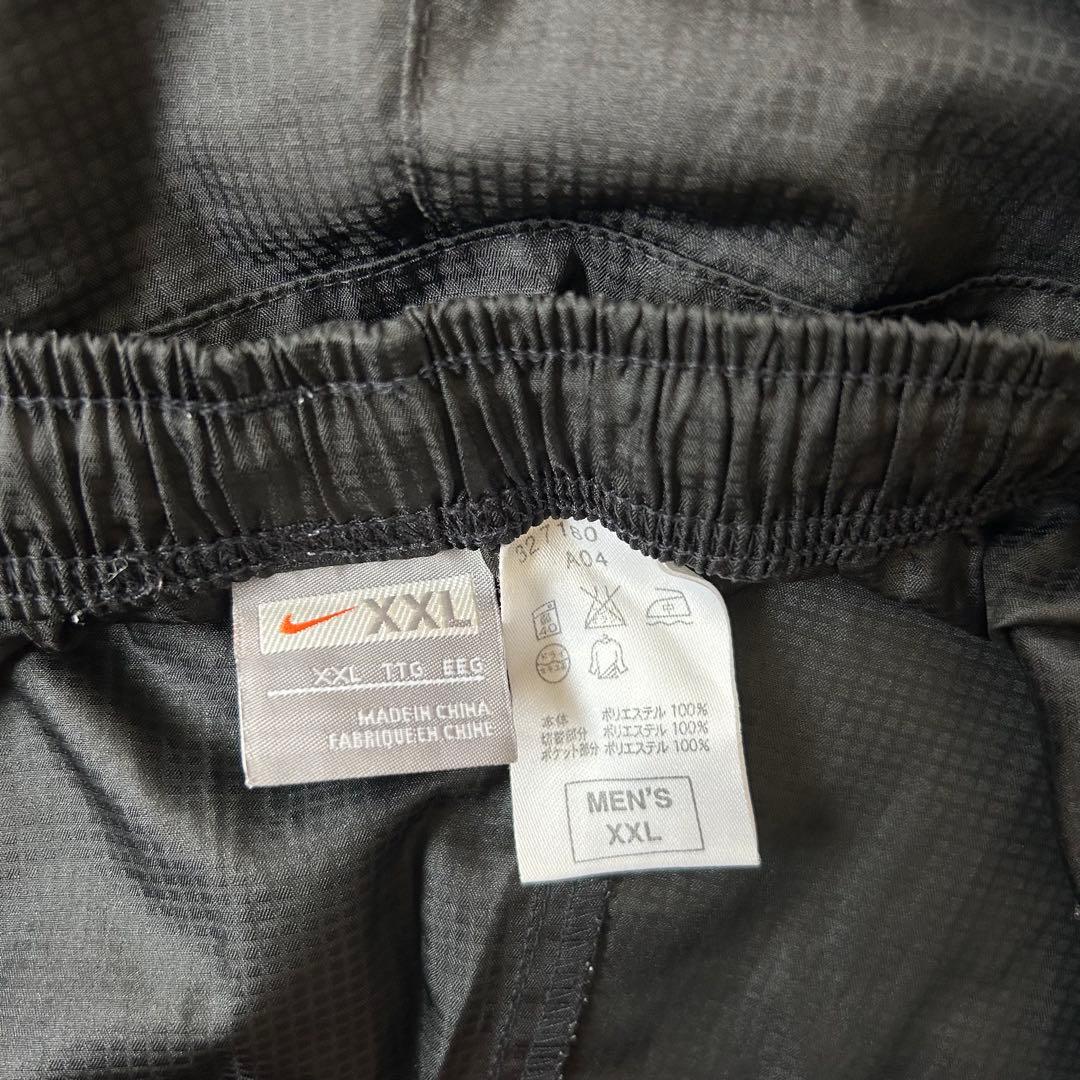 00s NIKE セットアップ ピステ メンズXXL Y2K ブラック ナイロン
