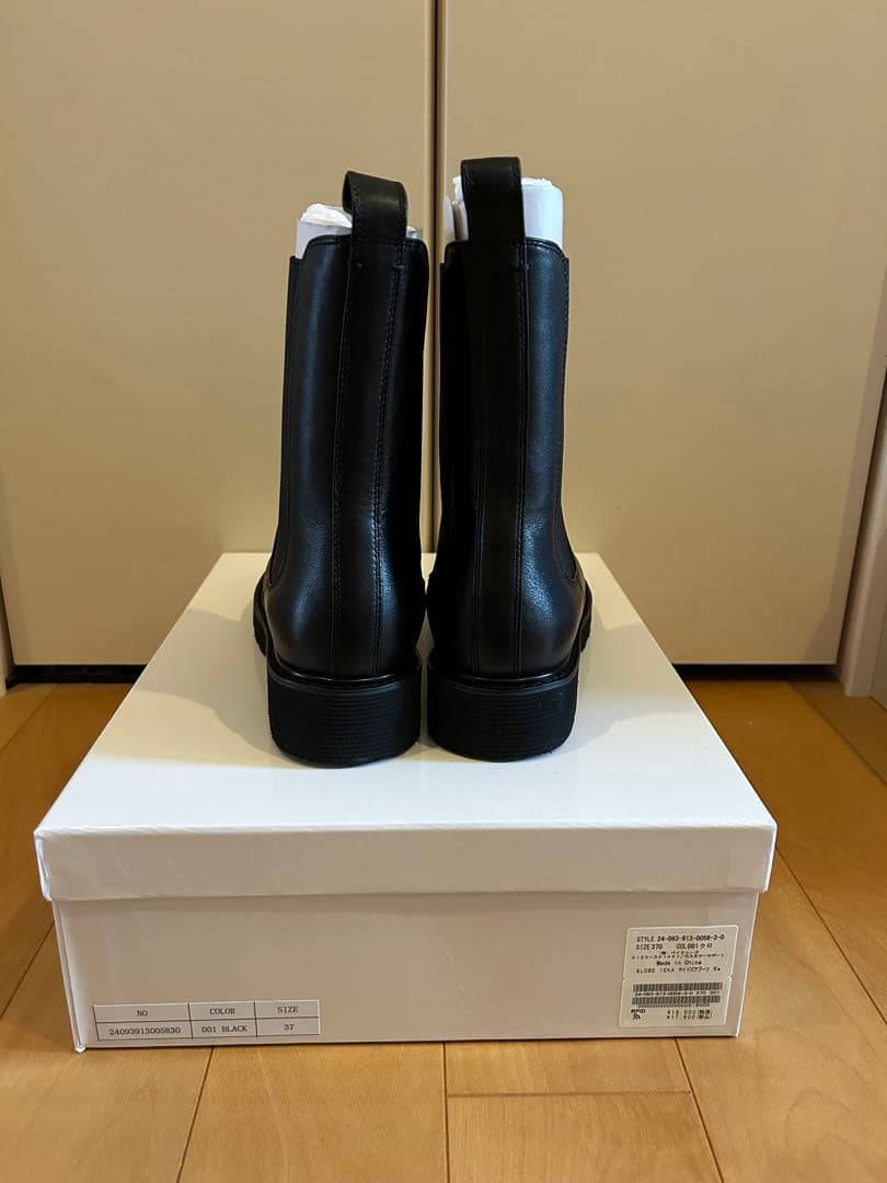 A　　新品未使用スローブイエナブラック サイドゴアブーツ 厚底37サイズ