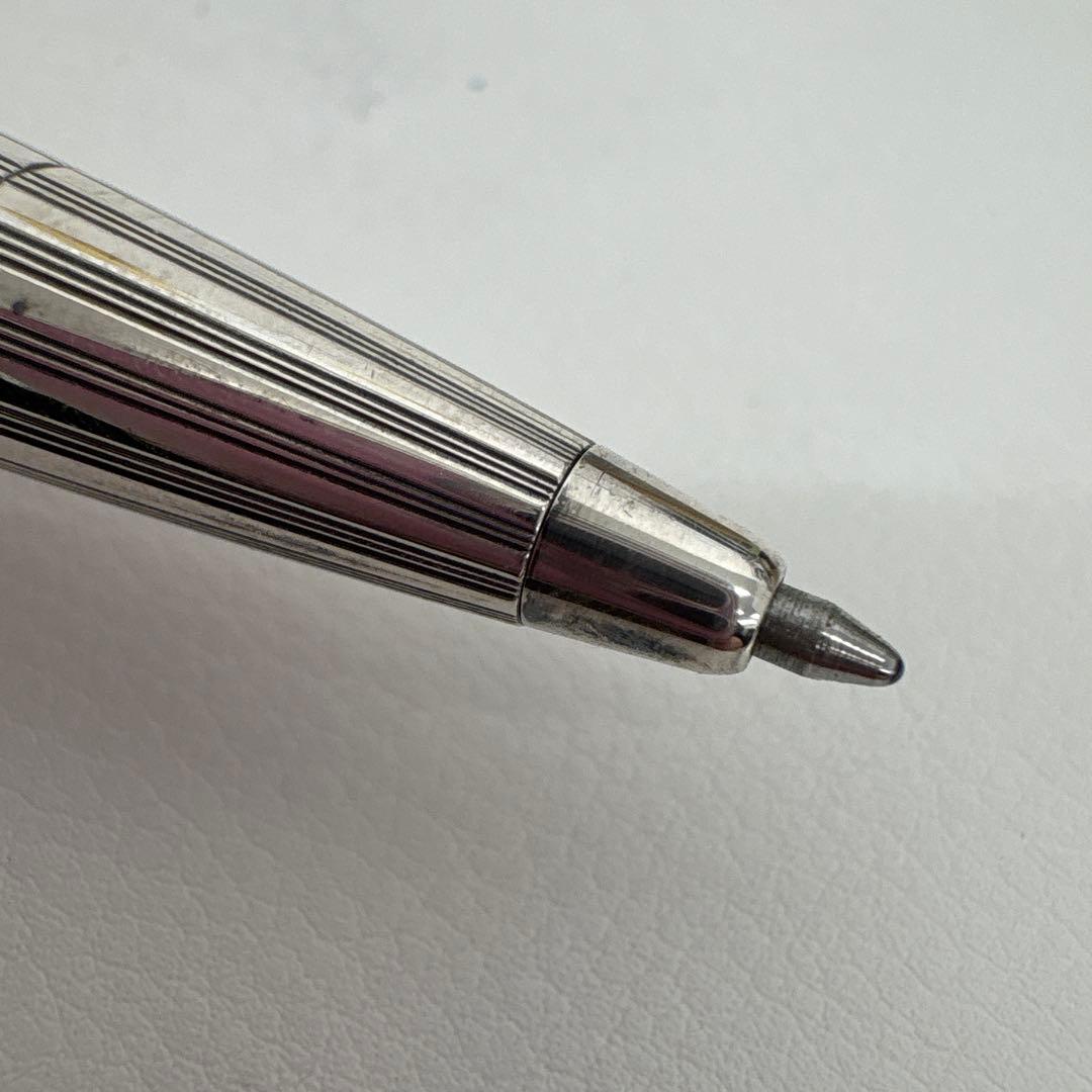 廃盤 デュポン S.T.Dupont 繰り出し ボールペン シルバー