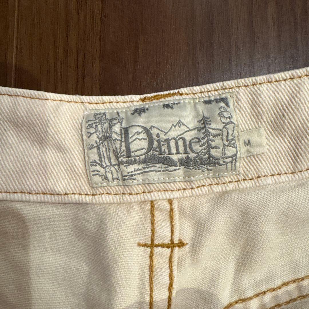 Dime バギーデニム ホワイト