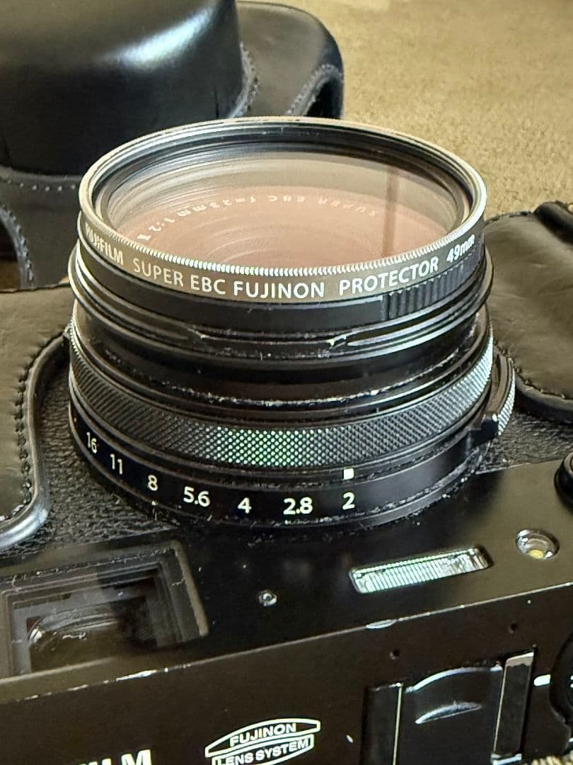 Fujifilm X100V ブラック完動品｜メンテナンス済｜ケース・フィルター