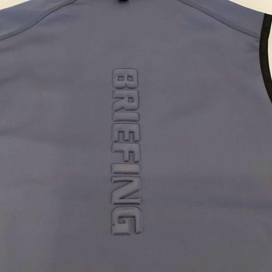 新品　BRIEFING　正規品　MENS 3D LOGO VEST グレーL