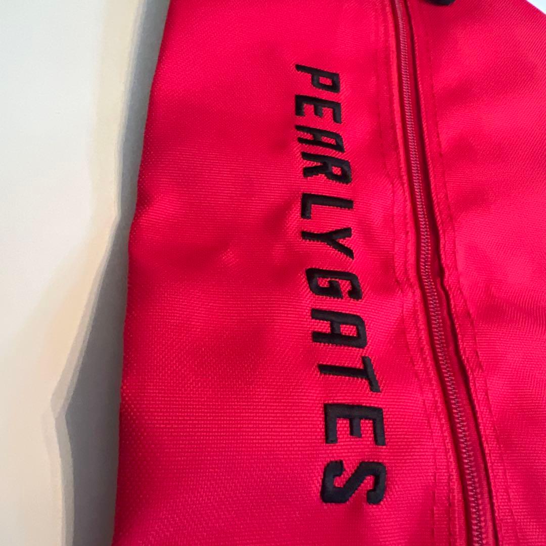 PEARLY GATES シューズケース 赤色