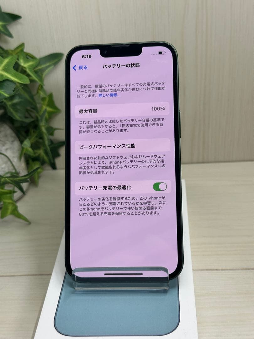 ✅美品⭐️100％ ✨iPhone 13 128GB グリーン✨