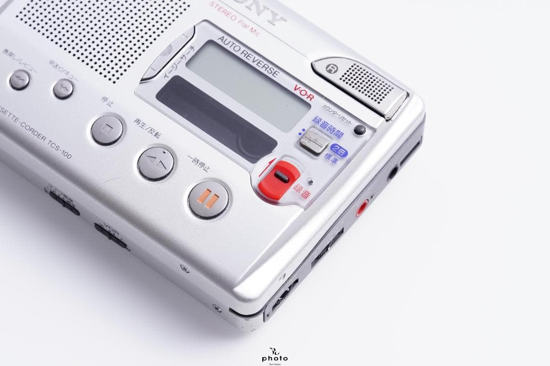 SONY メタルボディ 高性能 ステレオカセットレコーダー TCS-100