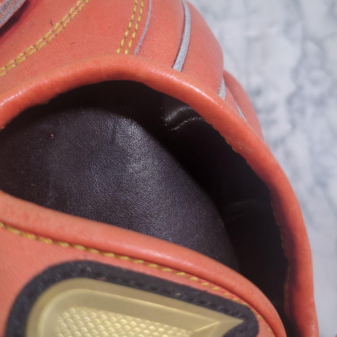 【未使用・タグ付き】プロエッジ 硬式グローブ 外野手　左投げ オレンジ