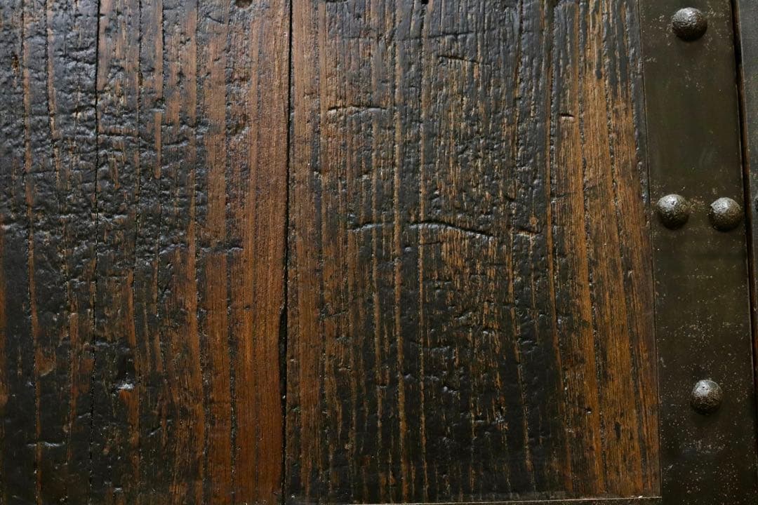 GMGH477○年代物 蔵扉 両開き 時代扉 建具 オブジェ 稀少 アン