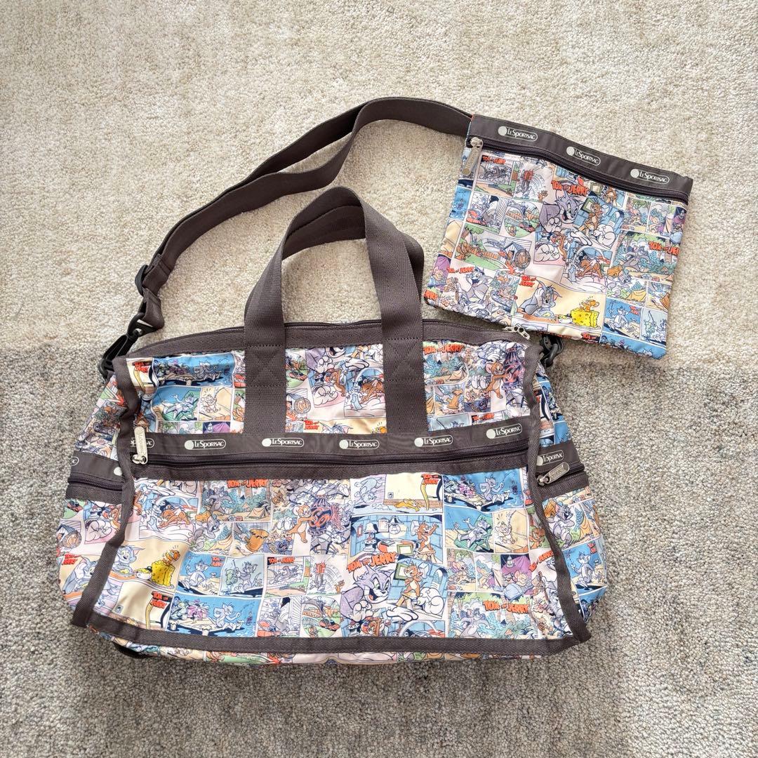 レスポートサック　ボストンバッグ　トムとジェリー