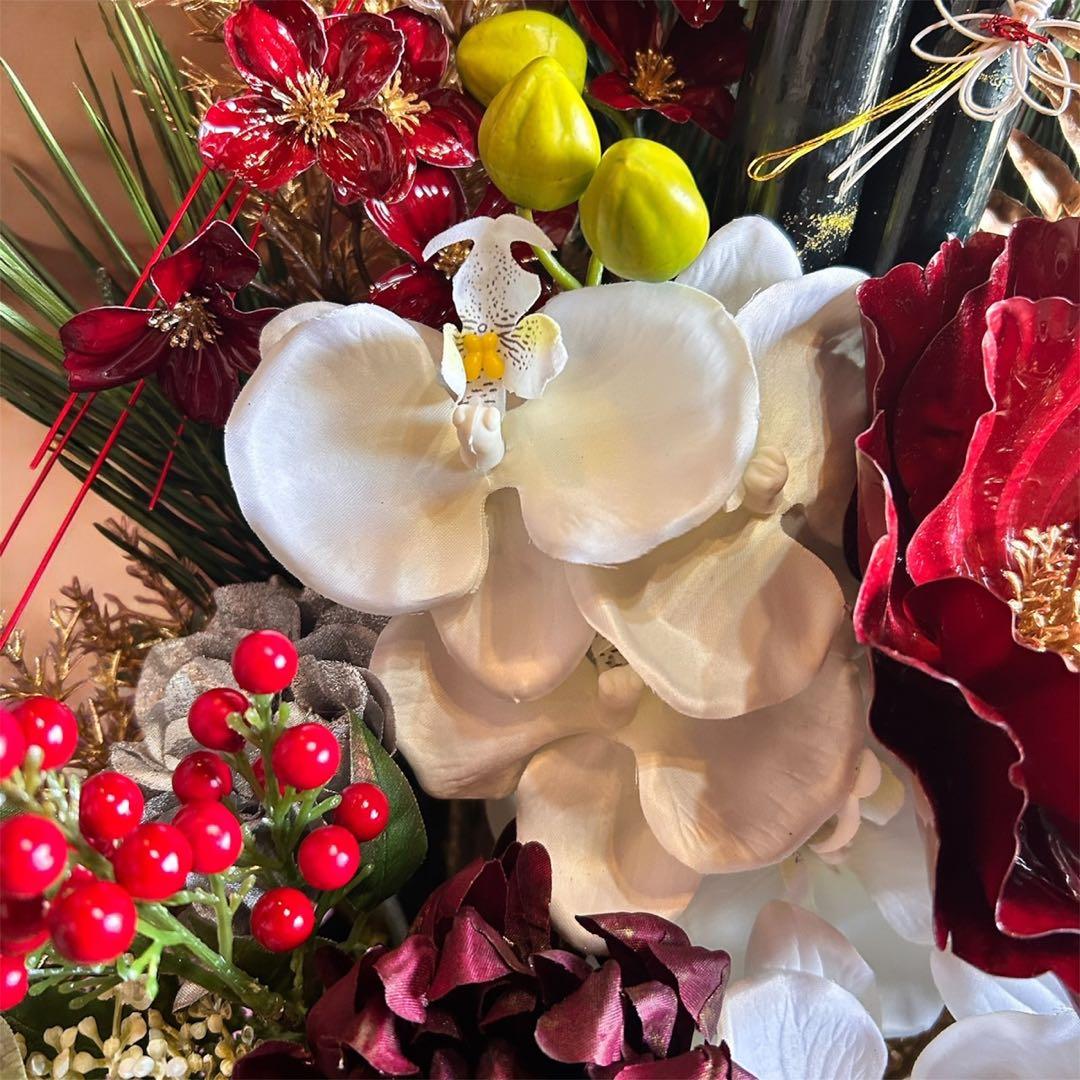 光触媒　人工観葉植物　ウォールグリーン　フェイクグリーン　正月　門松アレンジ76