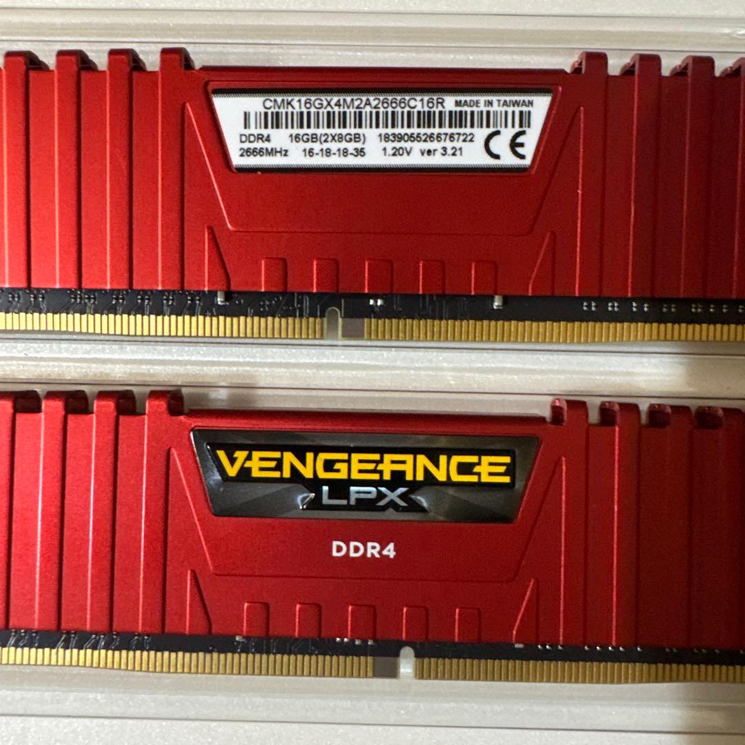 メモリー Corsair Vengeance LPX DDR4 16GB 2666MHz