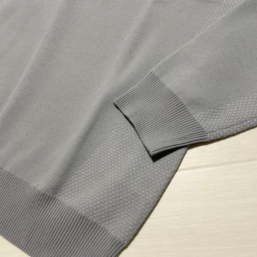 ニューバランス ゴルフ クルーネック ニット ストレッチ ロゴ プルオーバー