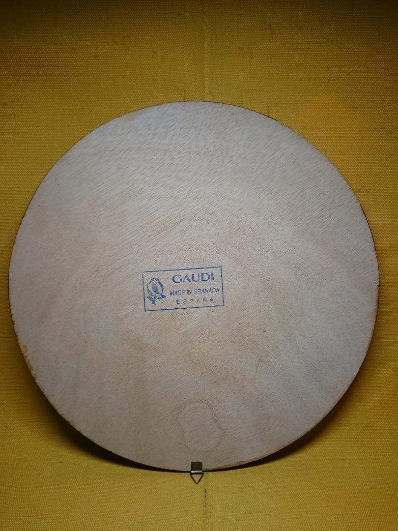 【美品】飾皿　寄木細工　ヨーロッパ　置物　インテリア　工芸品　美術品　A2996