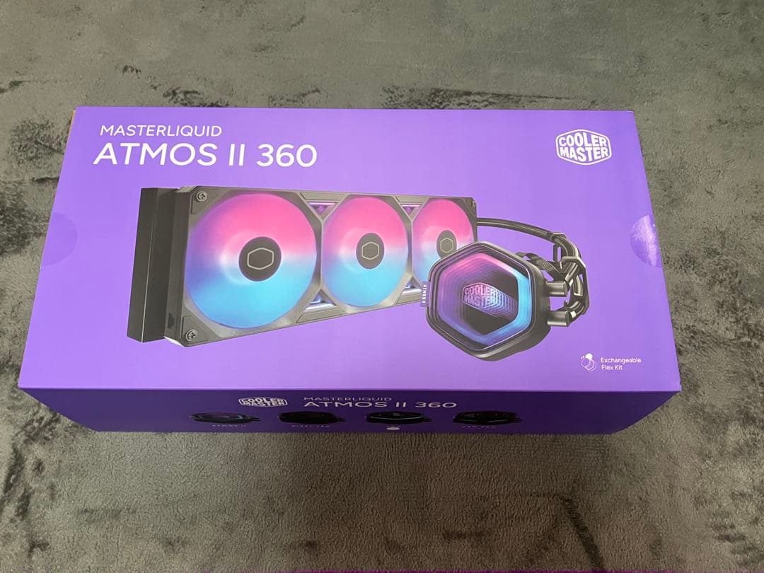 PC用ファン・クーラー MasterLiquid 360 Atmos II LCD ARGB