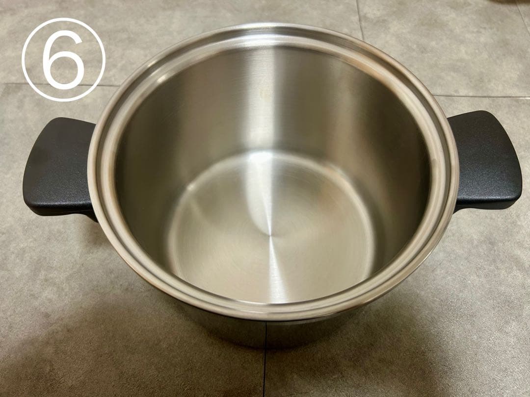 【ほぼ未使用】Amway クィーンクック 鍋セット ステンレス IH対応