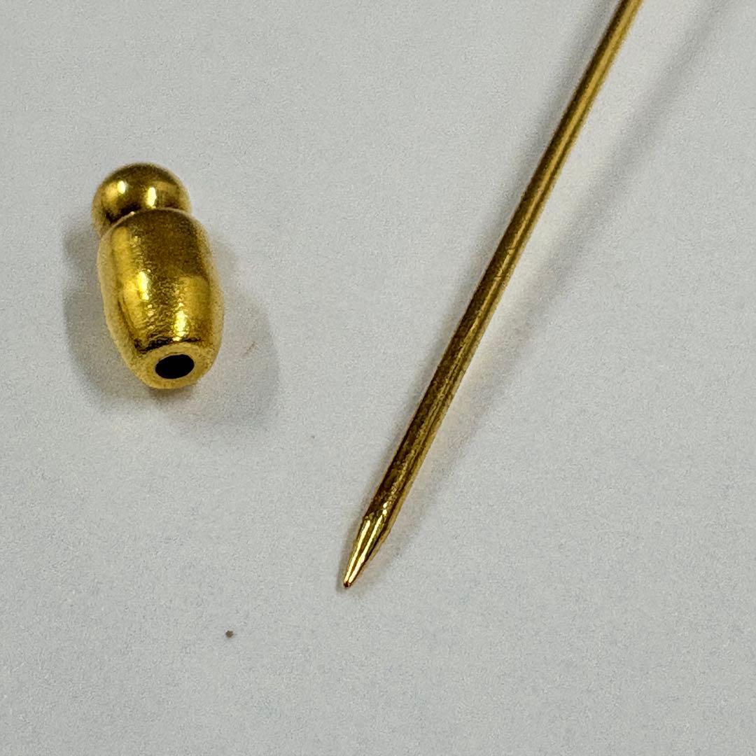 美品 CHANEL シャネル ピンブローチ ココマーク ゴールド ラインストーン