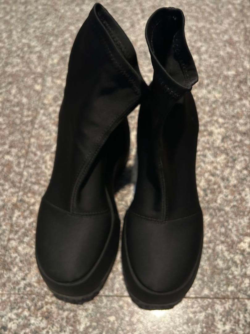 靴 yello tokyo black platform