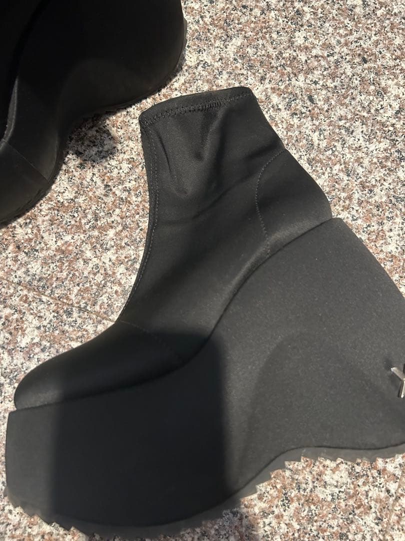 靴 yello tokyo black platform