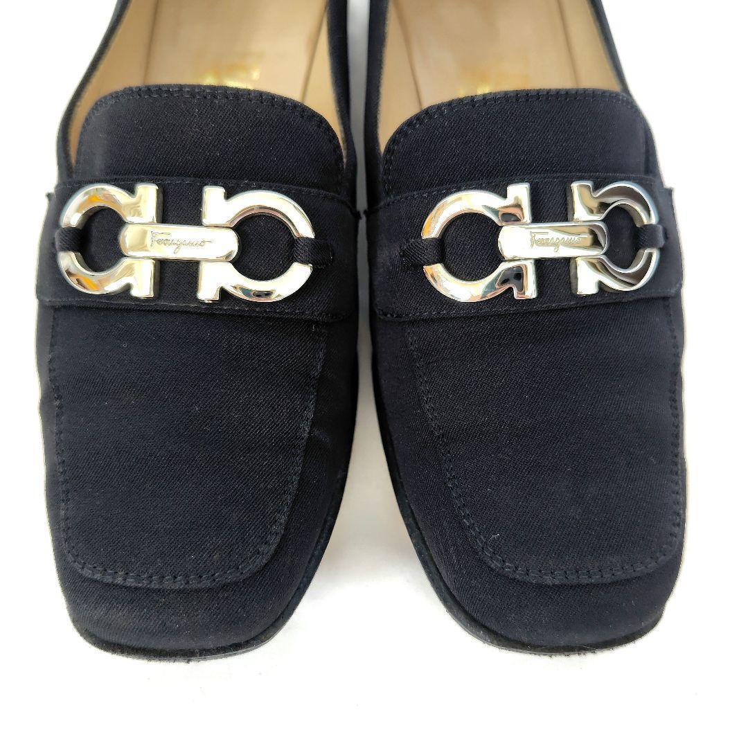 ✨️腕利き職人のリペア済✨️【フェラガモ】定番 ガンチーニ ローファー 黒