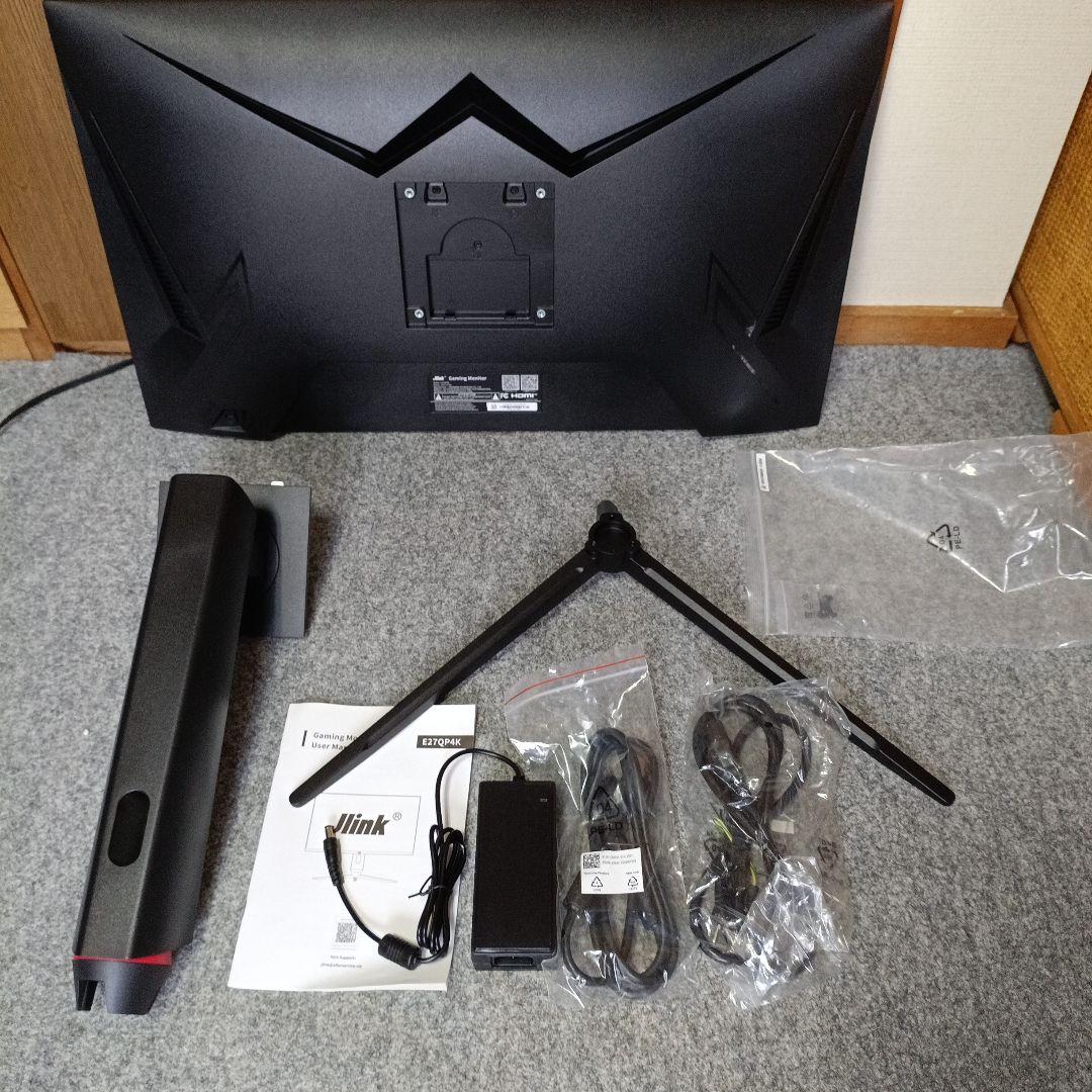 Jlink E27QP4K ゲーミングモニター 27インチ