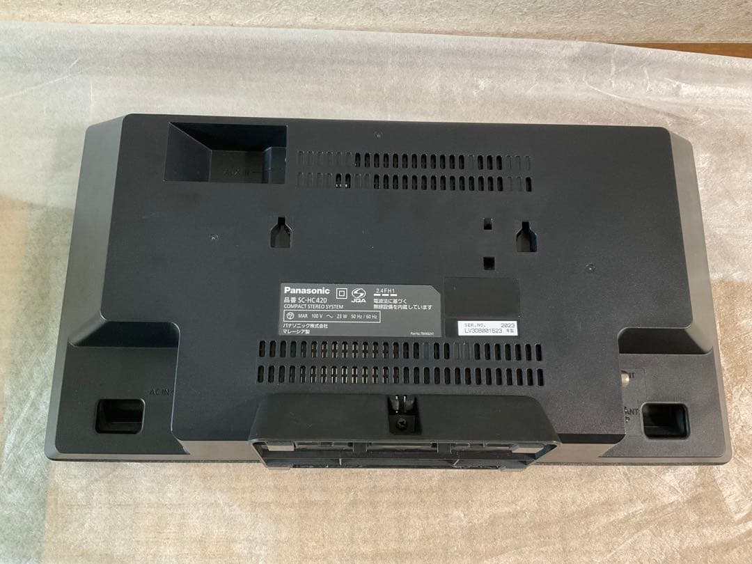 Panasonic SC-HC420-K ミニコンポ　動作確認OK