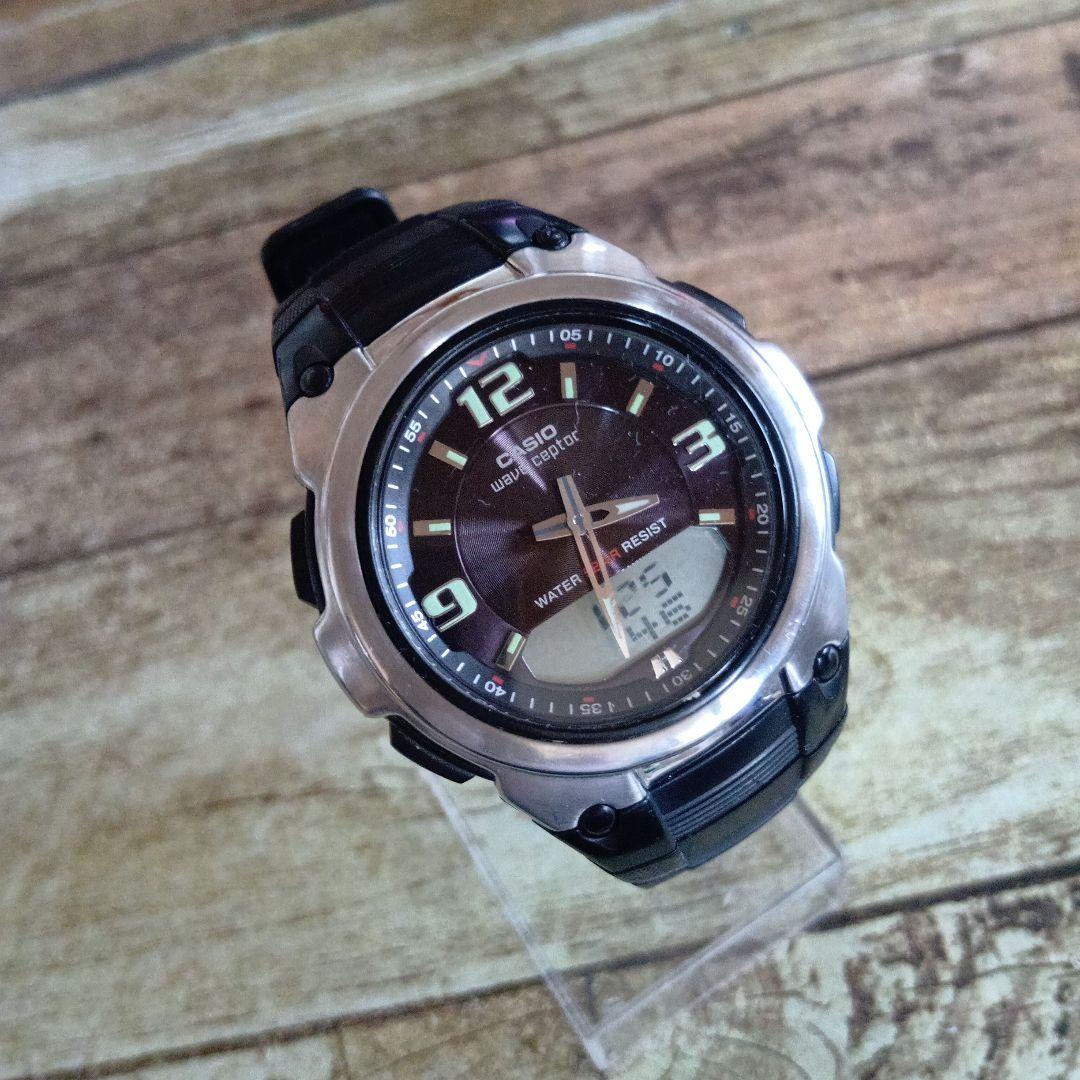 中古動品4本組②◆カシオ ウェーブセプター 電波時計 アナデジ/デジタル