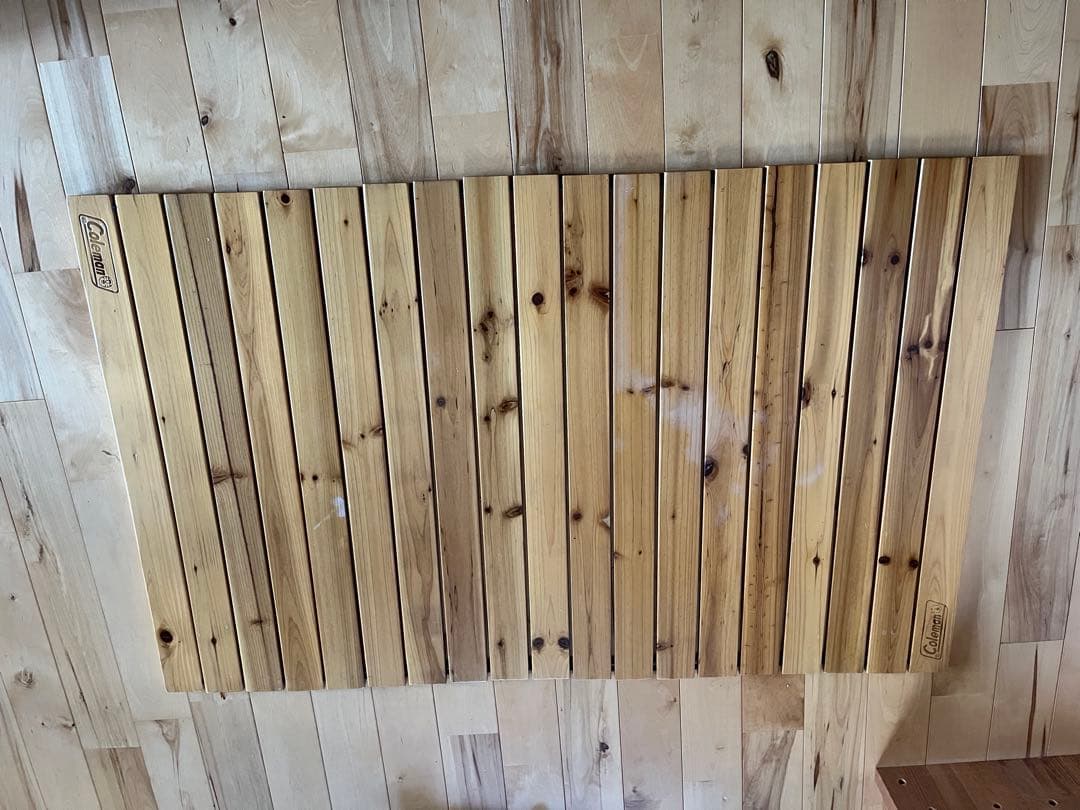 Coleman ナチュラルウッドロールテーブル110