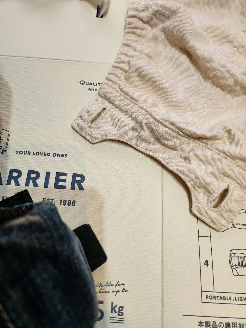 値下げ10/27まで　CUSE BERRY キューズベリー　デニム抱っこ紐