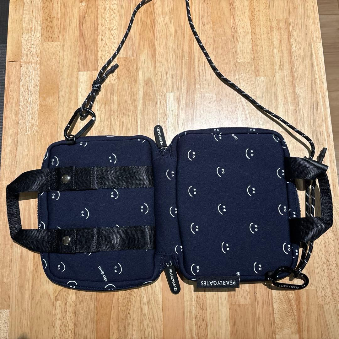 【新品未使用】パーリーゲイツ スマイルラウンドポーチ ゴルフバッグ お出掛け