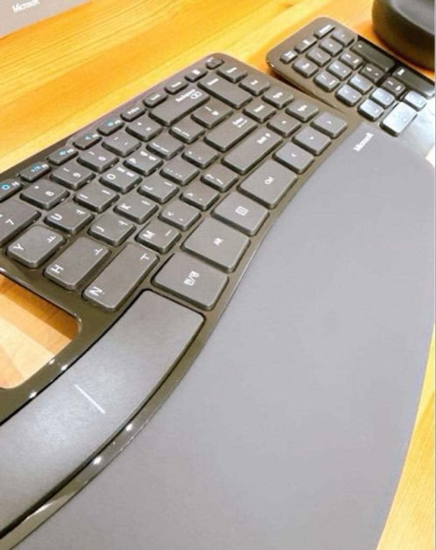 最終値下げ　韓国語キーボード　エルゴノミック キーボードマウス テンキー セット