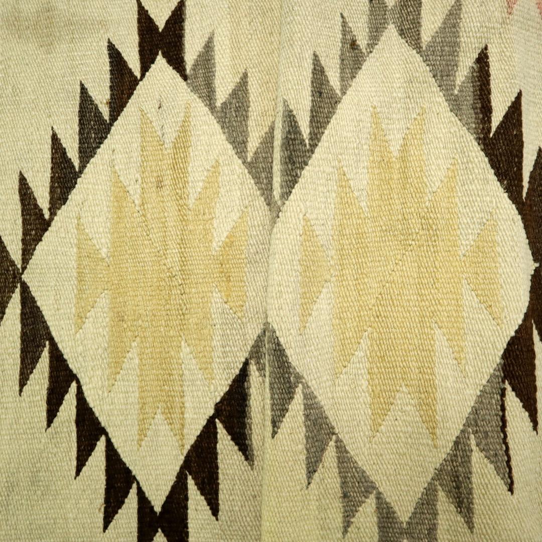 40s ビンテージ NAVAJOナバホ ラグ マット インディアン ブランケット