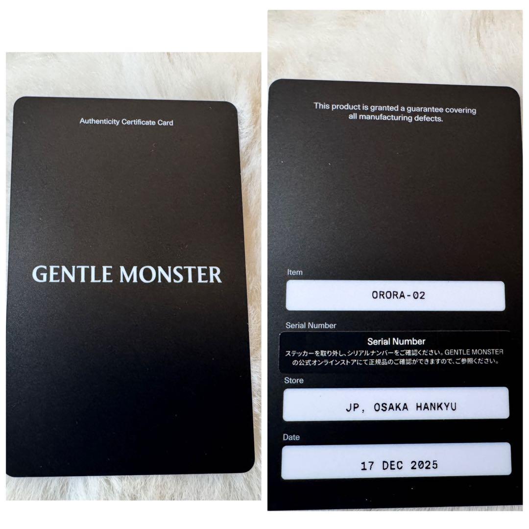 GENTLE MONSTER ジェントルモンスター サングラス Orora 02