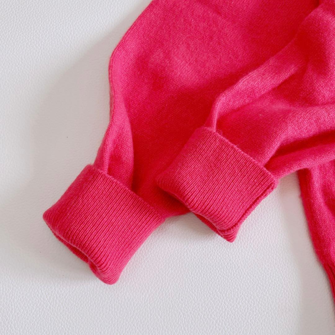 マスターバニーエディション カシミヤニットセーター 1/S ピンク ワッペン