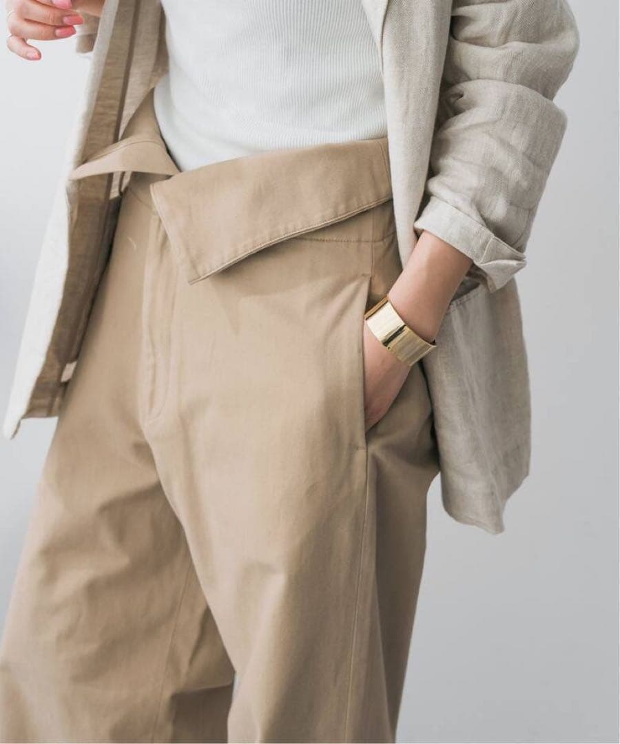 【新品タグなし】Spick & Span 2WAYハイウエストパンツ